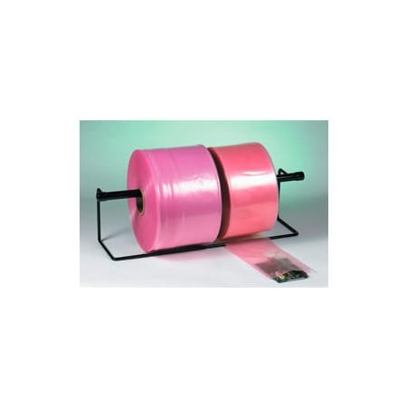 Box Packaging Anti Static Poly Tubing, 24"W x 2150'L, 2 Mil, Pink, 1 Roll PTAS2402